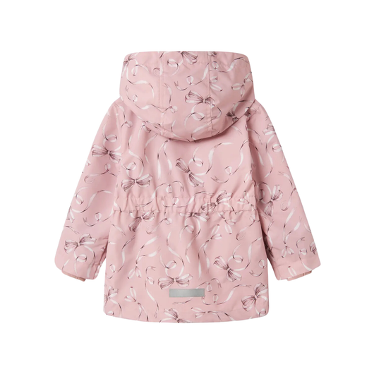 Välikausitakki Maxi Bow, Pale Mauve