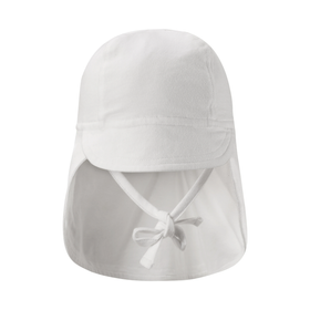 Aurinkosuojattu hellehattu Varpu, White