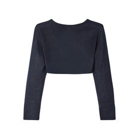 Glitterinen neulebolero, musta