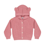 Merinovilla-neuletakki Bear Knit, Rosy