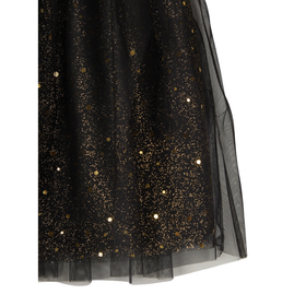 Glitterinen tyllihame, musta/kulta