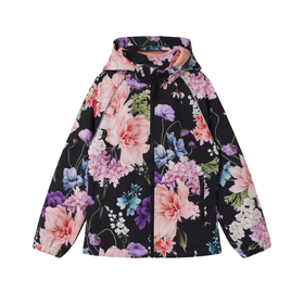 Softshell-takki Flower, Black