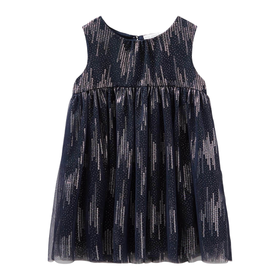 Glitterinen tyllimekko Spencer, Dark Sapphire