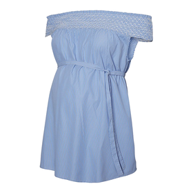 Off shoulder-toppi, vaaleansininen