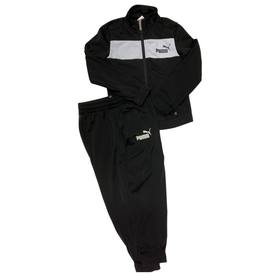 PUMA verkkaripuku, 128cm, musta