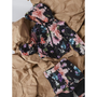 Softshell-takki Flower, Black