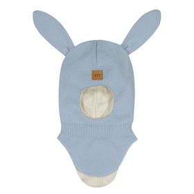 Merinovilla-kypärämyssy Bunny, Milky Blue