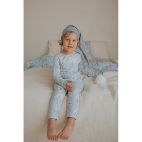 Pyjama Polar Bears, Icy Blue