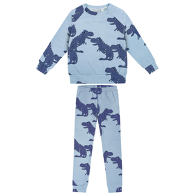 Pyjama T-Rex, Ice Blue