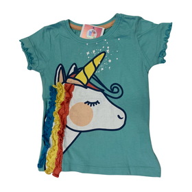 LEMON BERET t-paita, 92/98cm, turkoosi