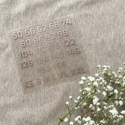 Silitettävät kokomerkit 10kpl: Ruusukulta