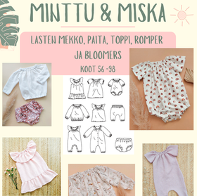 Mimmila Made: Minttu & Miska paperikaava koot 56-98