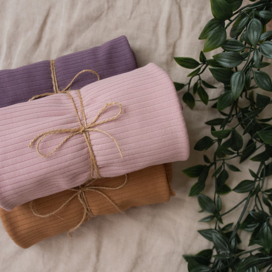 Ribbitrikoo Baby Rib: Dusty Pink