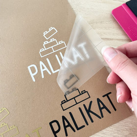 Siirtoteippi vinyylille taustapaperilla, keskivahva pito