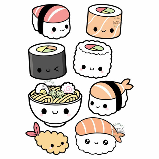 Silityskuva-arkki: Sushisetti