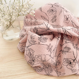 Double gauze: Ääriviivat, Puuteriroosa