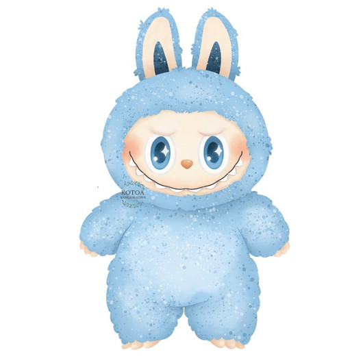 Värillinen Silityskuva: Bubu Vaaleansininen