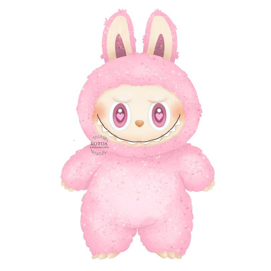 Värillinen Silityskuva: Bubu Pinkki