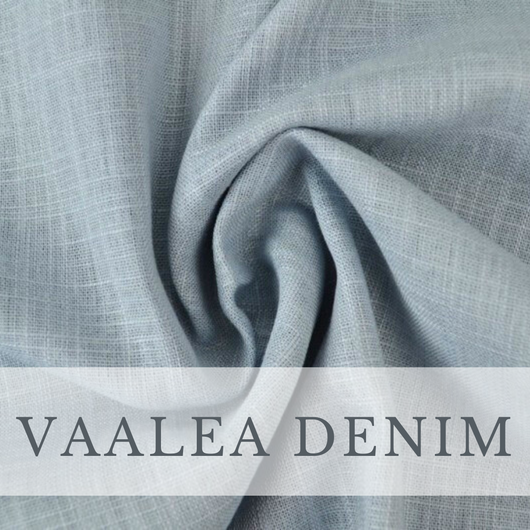 *Sulkeutunut*: Pellavaviskoosi 80% - Vaalea Denim