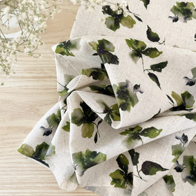 Pellavaviskoosi 35% pellava: Vihreät Lehdet