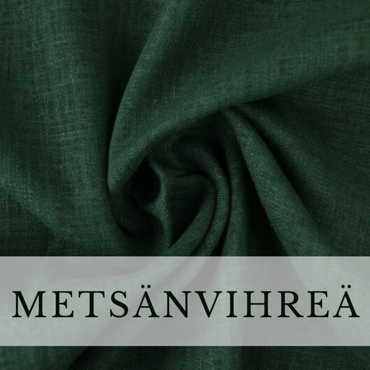 Pellavaviskoosi 80% - Metsänvihreä