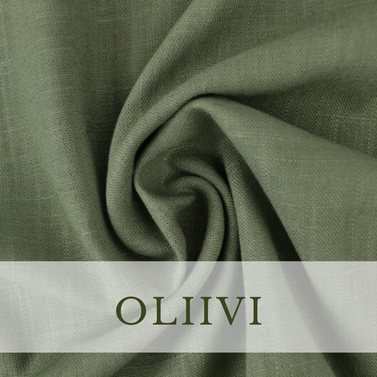 *Sulkeutunut* Pellavaviskoosi 80% - Oliivi