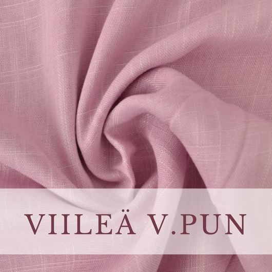 *Sulkeutunut* Pellavaviskoosi 80% - Viileä Vaaleanpunainen