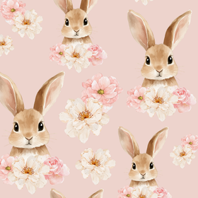 Pala 130cm Trikoo: Blossom Bunny, Nude Roosa