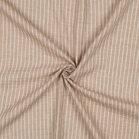 Double gauze: Raidallinen, Beige