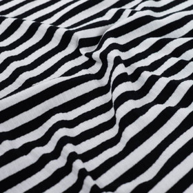 Raidallinen Ribbitrikoo Baby Rib: Musta-valkoinen