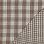 Double gauze: Ruudullinen, Tumma Beige