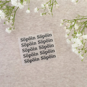 Silitettävät minitekstit 10kpl : Söpöin