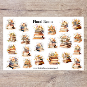 Tarra-arkki: Floral Books