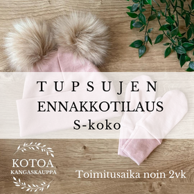 ENNAKKOTILAUS Eri värejä - Tupsu S - 10kpl