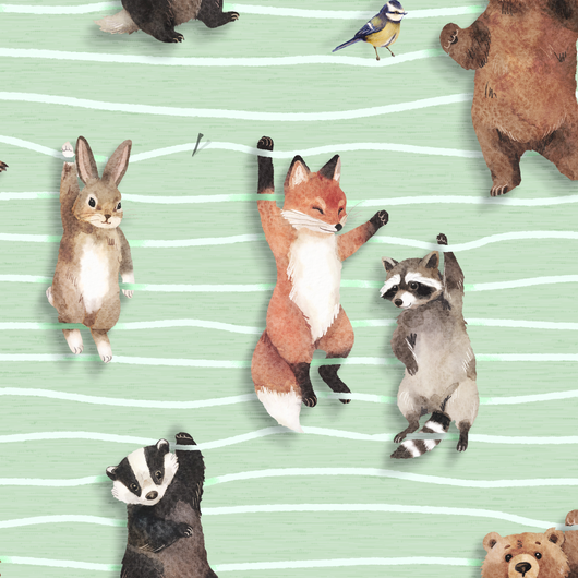 Trikoo: Hengaillaan, Raidallinen Vihreä