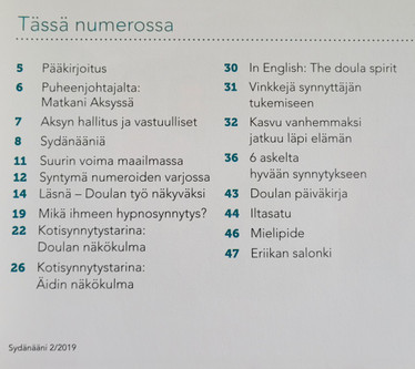 Sydänääni-lehti 2/2019