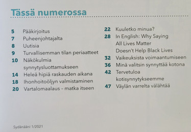 Sydänääni-lehti 1/2021
