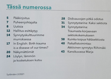 Sydänääni-lehti 2/2021