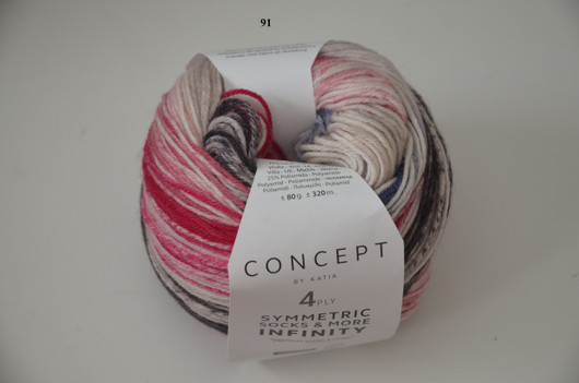 Katia Concept Symmetric Socks & More Infinity