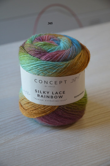 Katia Silky Lace Rainbow