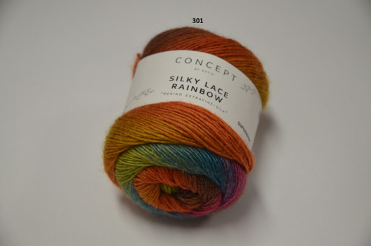 Katia Silky Lace Rainbow