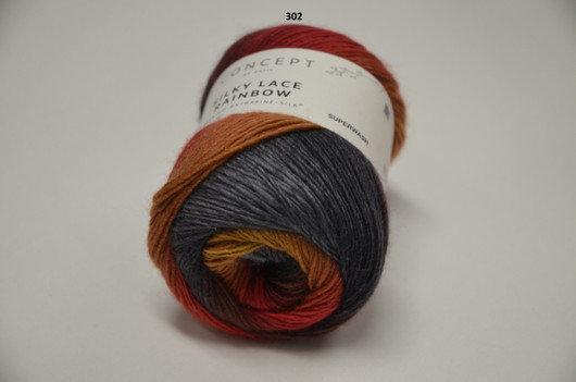 Katia Silky Lace Rainbow
