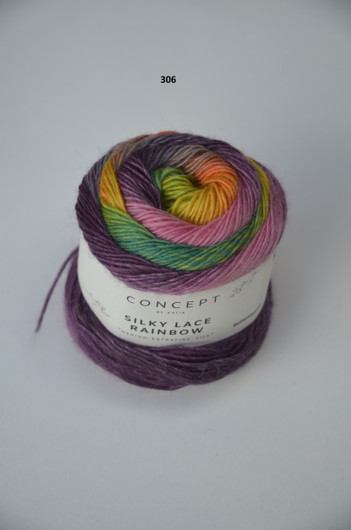 Katia Silky Lace Rainbow
