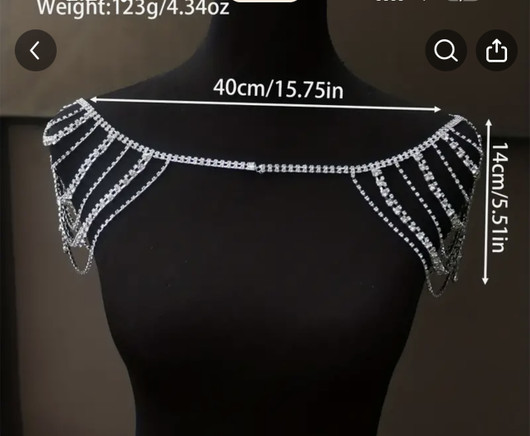 Hot Salsa yläosan koru