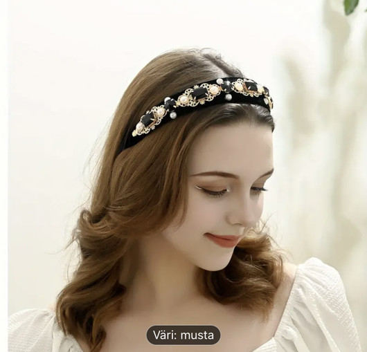 Black Velvet hiuspanta