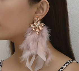 Pink Flamingo korvakorut