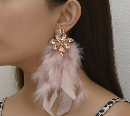 Pink Flamingo korvakorut