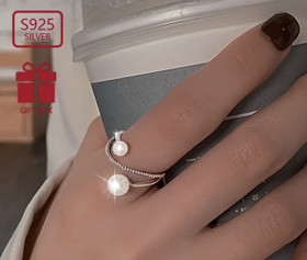 Silver with Friends sormus