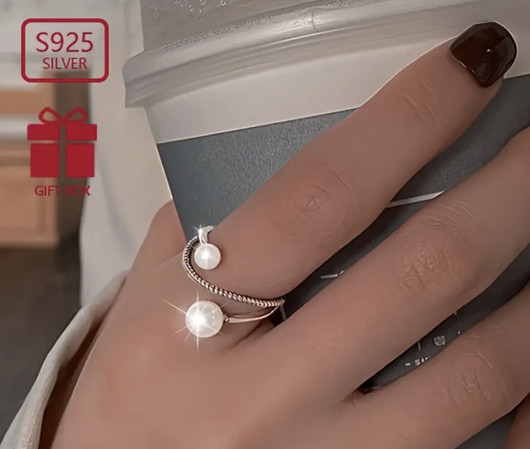 Silver with Friends sormus