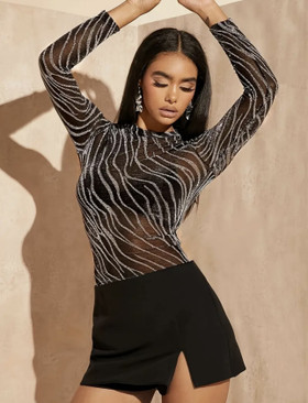 Silver Shadow läpikuultava paita